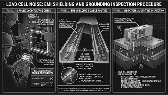 Engineering best practices for load cell grounding and shielding