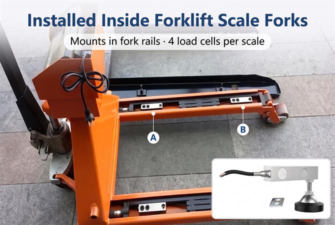 GSB205R Forklift Scale Load Cell Kit