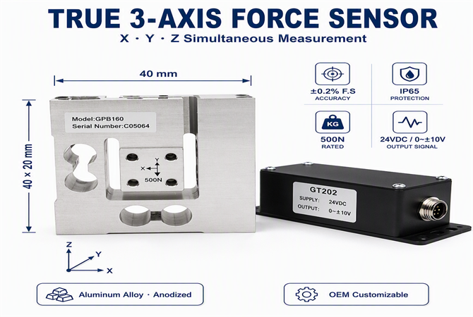 GPB160 3-Axis Force Sensor
